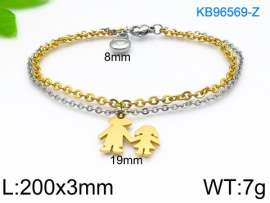 Stainless Steel Gold-plating Bracelet
