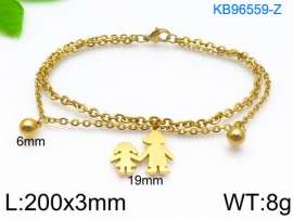 Stainless Steel Gold-plating Bracelet