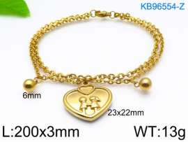 Stainless Steel Gold-plating Bracelet