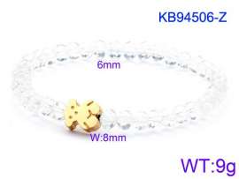 Stainless Steel Crystal Bracelet