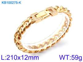 Stainless Steel Gold-plating Bracelet