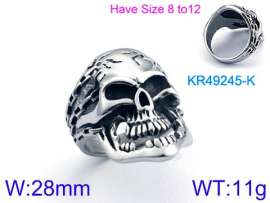 Stainless Skull Ring