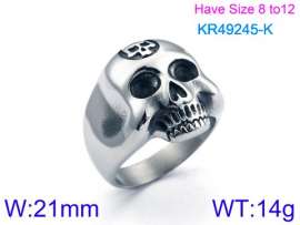 Stainless Skull Ring