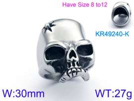 Stainless Skull Ring