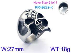 Stainless Skull Ring