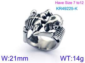 Stainless Skull Ring