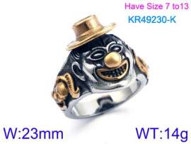 Stainless Steel Gold-plating Ring