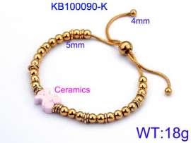 Stainless Steel Gold-plating Bracelet