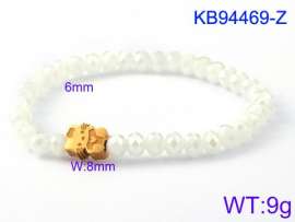 Stainless Steel Crystal Bracelet