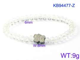 Stainless Steel Crystal Bracelet