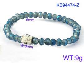 Stainless Steel Crystal Bracelet