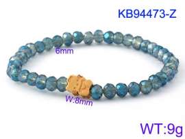 Stainless Steel Crystal Bracelet