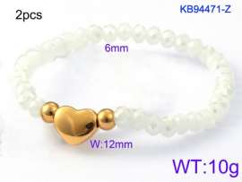 Stainless Steel Crystal Bracelet