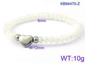 Stainless Steel Crystal Bracelet