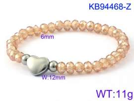 Stainless Steel Crystal Bracelet