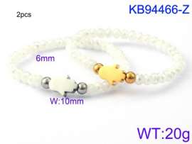 Stainless Steel Crystal Bracelet