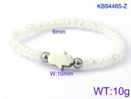 Stainless Steel Crystal Bracelet