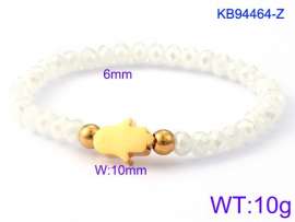 Stainless Steel Crystal Bracelet