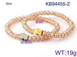 Stainless Steel Crystal Bracelet