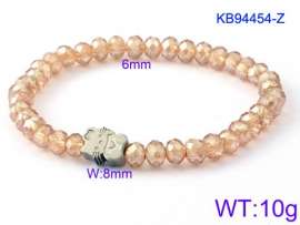 Stainless Steel Crystal Bracelet
