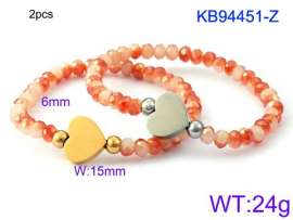 Stainless Steel Crystal Bracelet