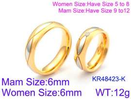 Stainless Steel Lover Ring