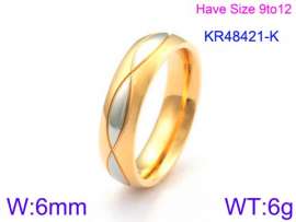 Stainless Steel Gold-plating Ring