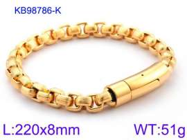 Stainless Steel Gold-plating Bracelet