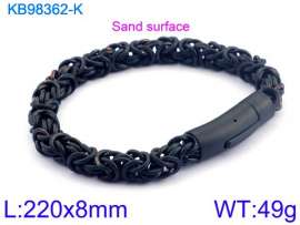 Stainless Steel Black-plating Bracelet