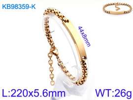 Stainless Steel Gold-plating Bracelet