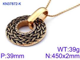 Stainless Steel Stone Necklace