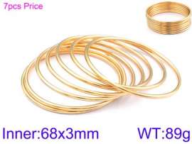 Stainless Steel Gold-plating Bangle