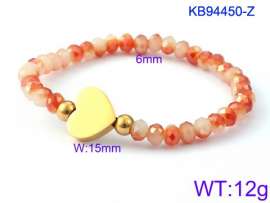 Stainless Steel Crystal Bracelet