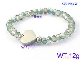 Stainless Steel Crystal Bracelet