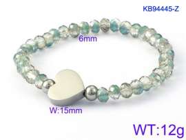 Stainless Steel Crystal Bracelet