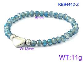 Stainless Steel Crystal Bracelet