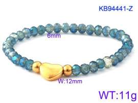 Stainless Steel Crystal Bracelet
