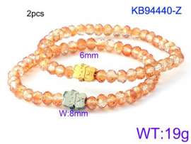 Stainless Steel Crystal Bracelet