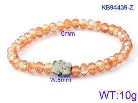 Stainless Steel Crystal Bracelet
