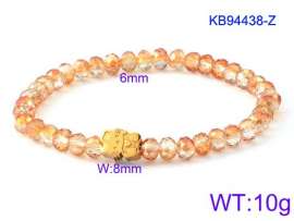 Stainless Steel Crystal Bracelet