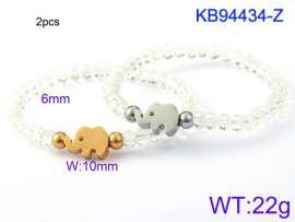 Stainless Steel Crystal Bracelet