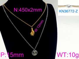 SS Gold-Plating Necklace