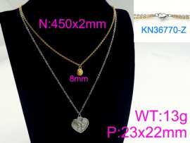 SS Gold-Plating Necklace