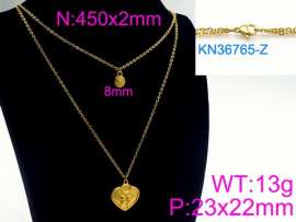SS Gold-Plating Necklace
