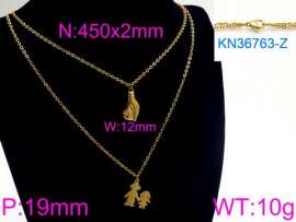 SS Gold-Plating Necklace