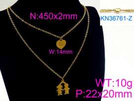 SS Gold-Plating Necklace