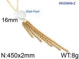 SS Gold-Plating Necklace