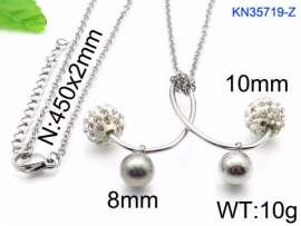Stainless Steel Stone Necklace
