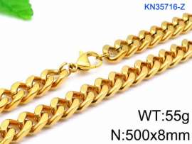 SS Gold-Plating Necklace