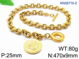 SS Gold-Plating Necklace